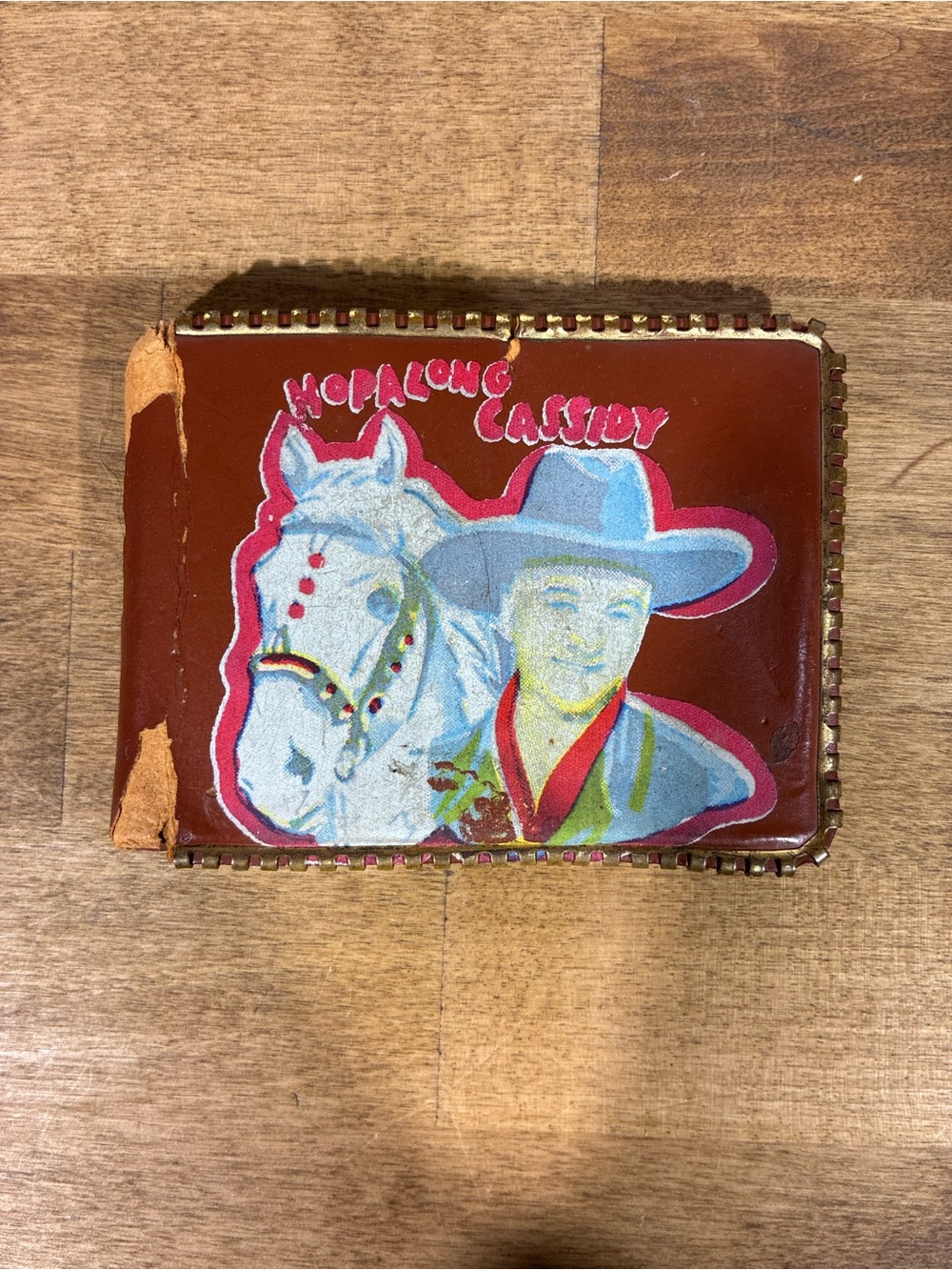 Vintage Hopalong Cassidy Wallet 1950s Western Cowboy Childrens Billfold